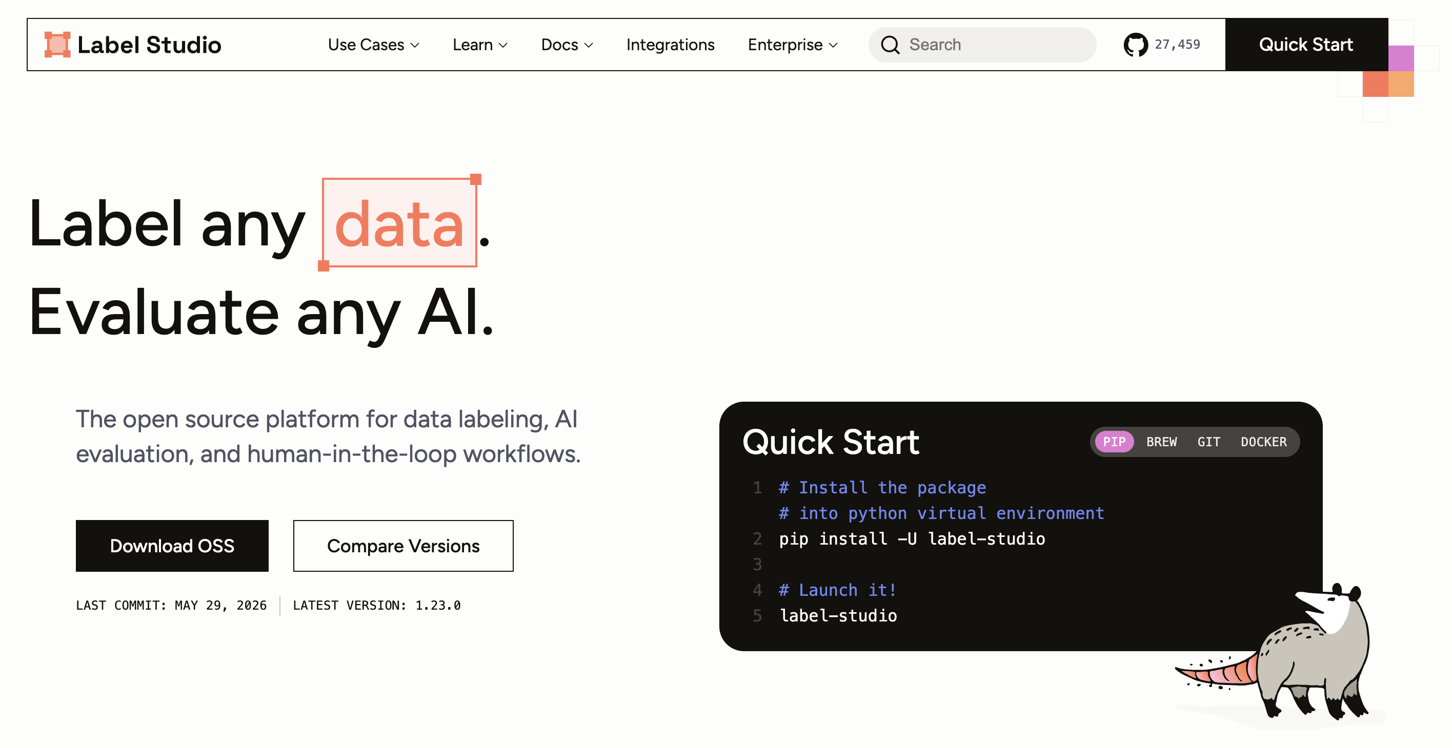 Label Studio - open source data annotation